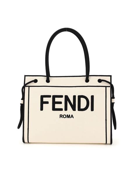 fendi black and white tote|FENDI Totes for Women .